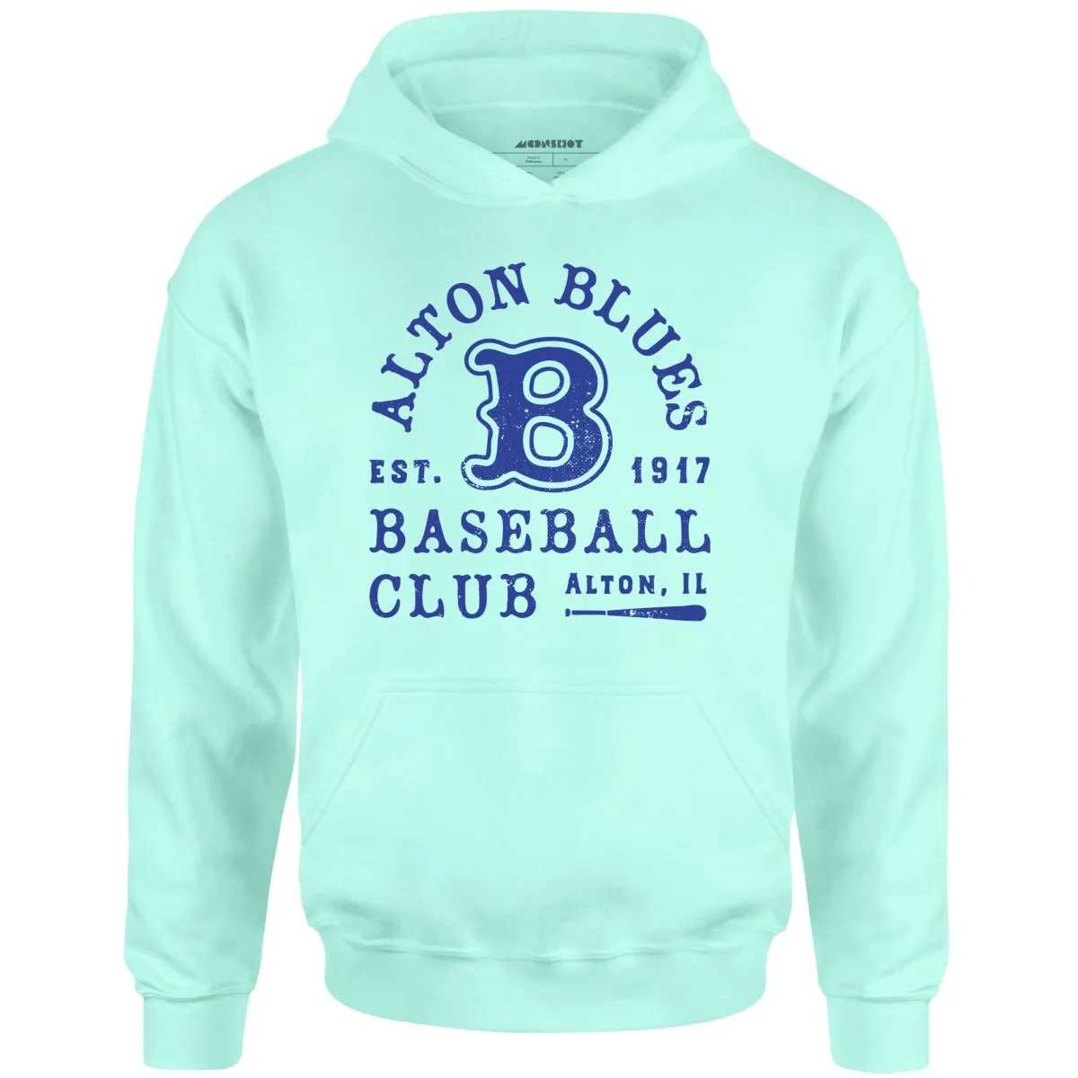 Alton Blues - Illinois - Vintage Defunct Baseball Teams - Unisex Hoodie