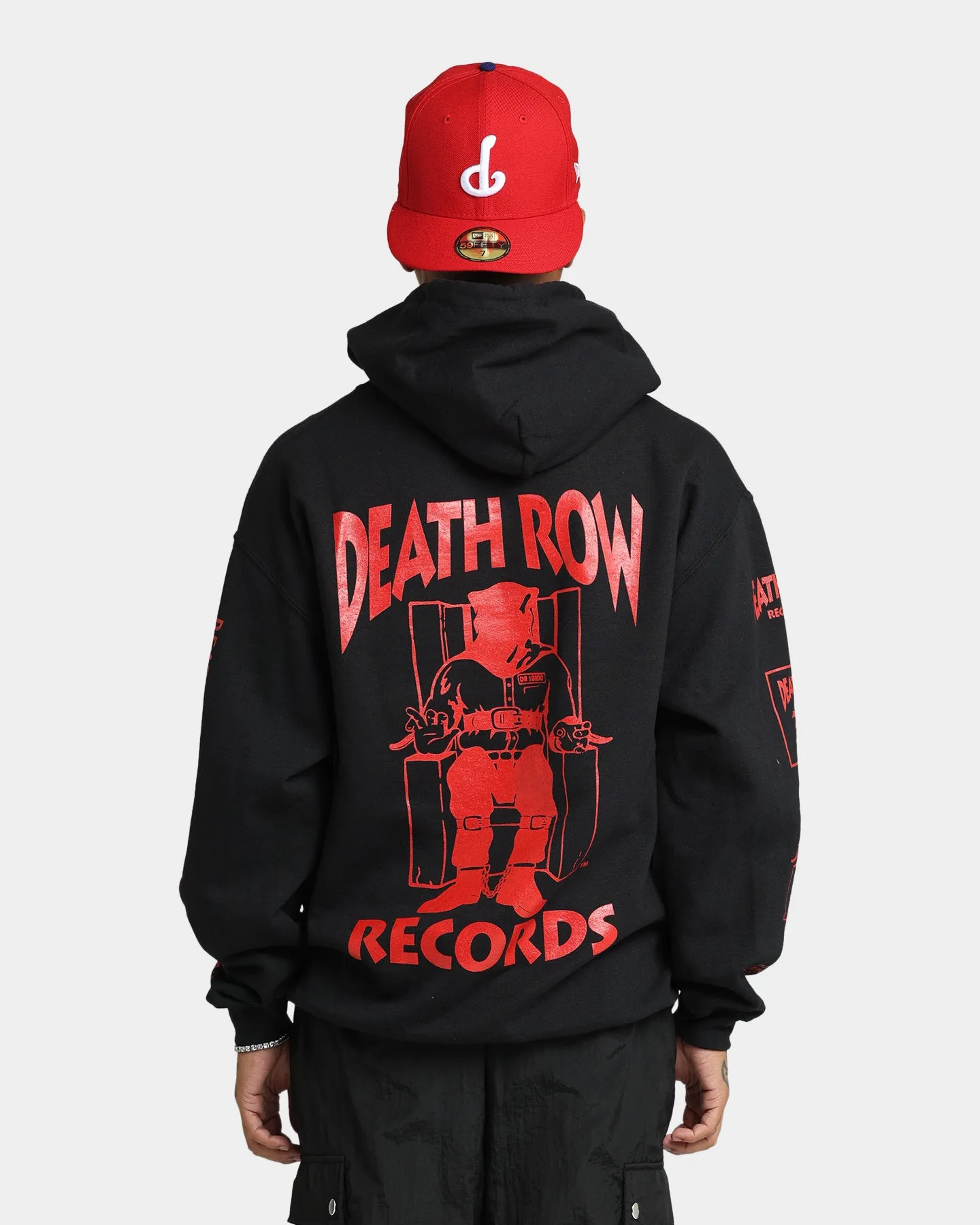 Death Row Records Death Row Logo Hoodie Black/Red