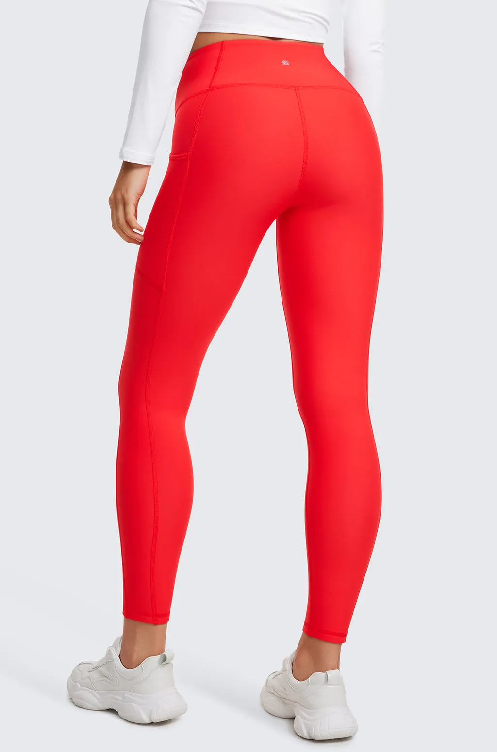 Fleece Lined Leggings with Pockets 25''