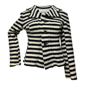 JUNYA WATANABE Fall Winter 2003 Striped Button Up Blazer Jacket
