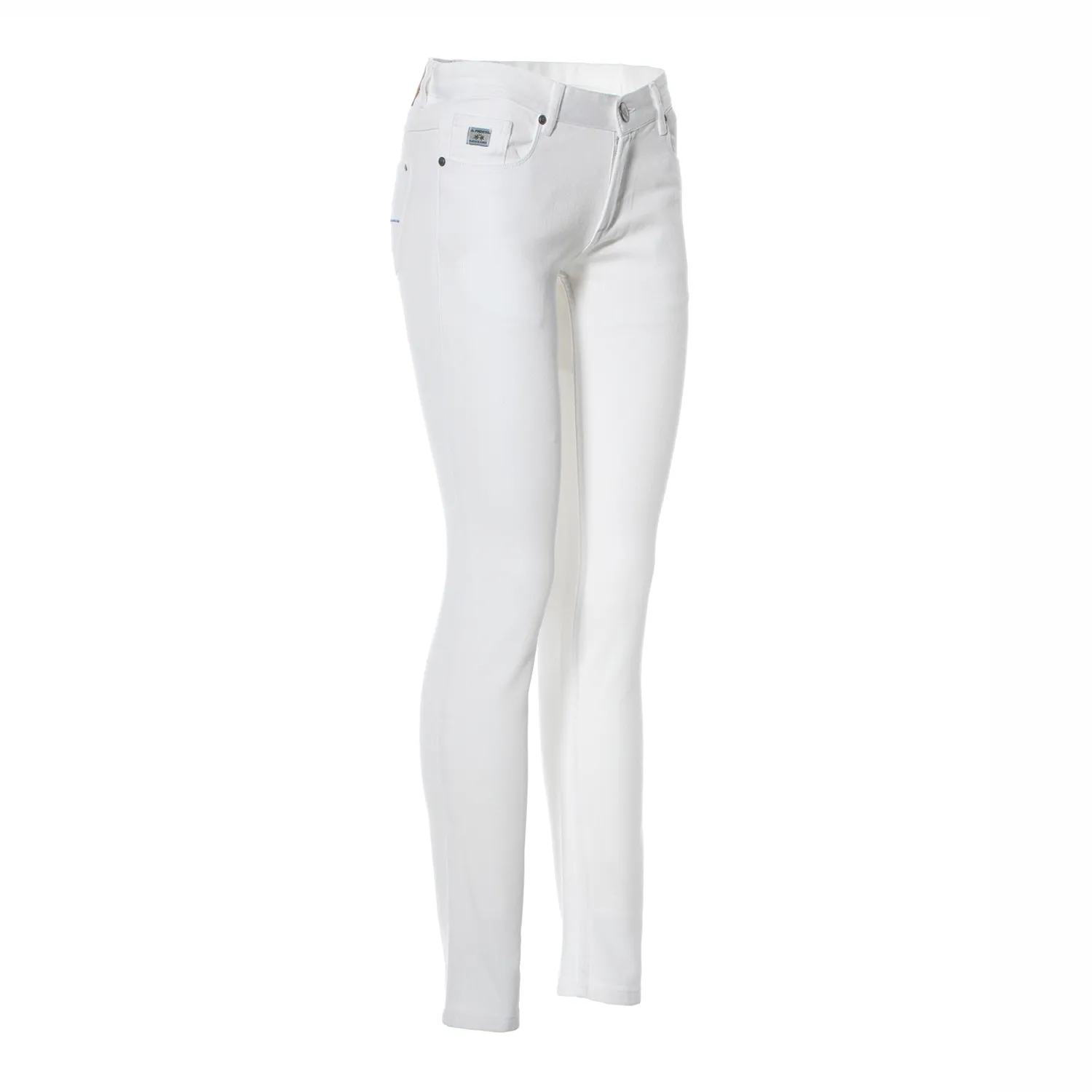 Ladies Classic White Jeans