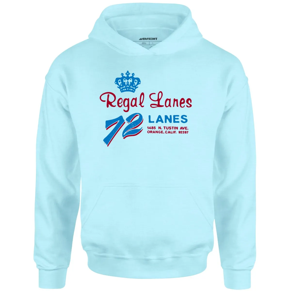 Regal Lanes - Orange, CA - Vintage Bowling Alley - Unisex Hoodie