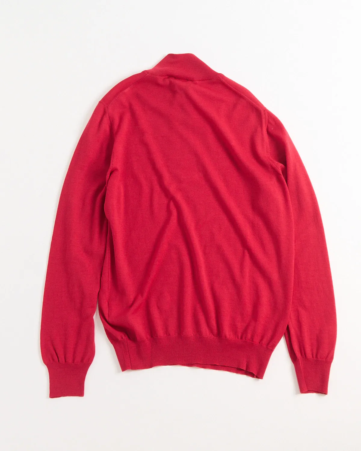 Travel Wool Mock Zip